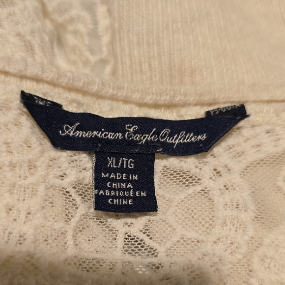American Eagle Outfitters Cream Duster Cardigan - Picture 2 of 5